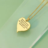 Customizable Heart Necklace Stainless Steel Ladies Jewelry