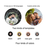 Personalized Photo Projection Bracelet for Couples