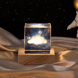 Photo Square Crystal Moon Light Cube Night Light Desktop Room Decor