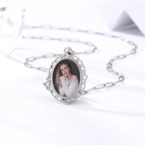 Customizable Projection Necklace Gift Couple Family Memory