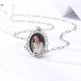 Customizable Projection Necklace Gift Couple Family Memory
