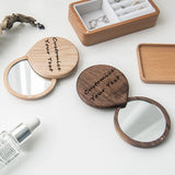 Customizable Foldable Makeup Mirror Mini Vanity Mirror Portable Handheld Mirror