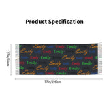 Customizable Cashmere Wool Scarf Couple Shawl