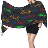 Customizable Cashmere Wool Scarf Couple Shawl