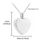 Customizable I Love You To The Moon Cremation Jewelry Necklace