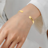 Personalized Dog's Paw Stainless Steel Bracelet