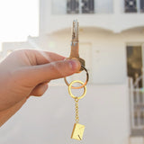 Envelope Keychain Car Key Holder DIY Handbag Ornaments Trinket Keyring Gift