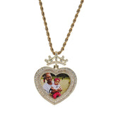 Customizable Hip-Hop Crown Necklace for Men and Women