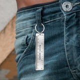 2023 Portable Mini Metal Ruler Caliper Ruler Key Chain