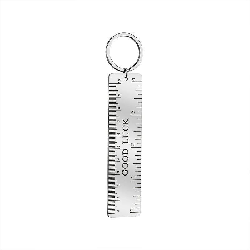 2023 Portable Mini Metal Ruler Caliper Ruler Key Chain