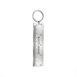 2023 Portable Mini Metal Ruler Caliper Ruler Key Chain