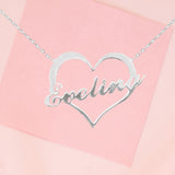 Heart Pendant Necklace Stainless Steel Women's Jewelry Birthday Gift