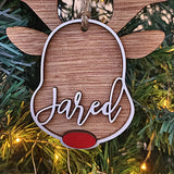 Wooden Reindeer Hanging Pendant Christmas Ornament Xmas Decor