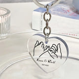 Round Acrylic Keychain Blanks - DIY Craft Supplies