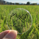 Round Acrylic Keychain Blanks - DIY Craft Supplies