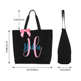 Corduroy Shoulder Shopper Bag for Women Cotton Tote Handbag
