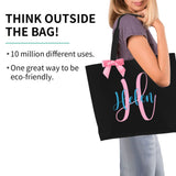 Corduroy Shoulder Shopper Bag for Women Cotton Tote Handbag