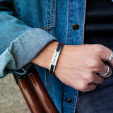 Men's Leather Bracelet Classic Bracelet Boyfriend Gift
