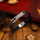 Men's Leather Bracelet Classic Bracelet Boyfriend Gift