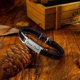Men's Leather Bracelet Classic Bracelet Boyfriend Gift