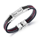 Men's Leather Bracelet Classic Bracelet Boyfriend Gift