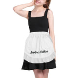 Customizable Lace Waist Apron with Pockets