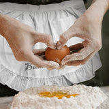 Customizable Lace Waist Apron with Pockets