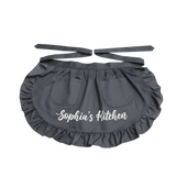 Customizable Lace Waist Apron with Pockets