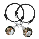Customizable Photo Projection Couple Bracelet