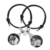 Customizable Photo Projection Couple Bracelet