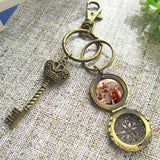 Personalized Family Photo Frame Keychain - Anniversary Gift
