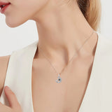Custom Moon Necklace with Photo Projection