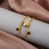 Custom Photo Projection Couple Bracelet Women's Jewelry Gift