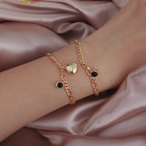 Custom Photo Projection Couple Bracelet Women's Jewelry Gift