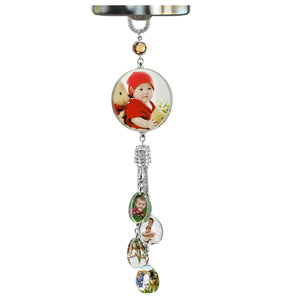 Car Rearview Mirror Hanging Ornament Crystal Pendant