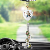 Car Rearview Mirror Hanging Ornament Crystal Pendant