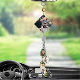 Car Rearview Mirror Hanging Ornament Crystal Pendant