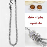 Car Rearview Mirror Hanging Ornament Crystal Pendant