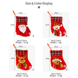 Christmas Socks Tree Ornaments Sack Xmas Gift Candy Bag - Multiple Styles