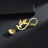 Customizable Summer Butterfly Brooches For Women Charm Pearl Brooch Pins