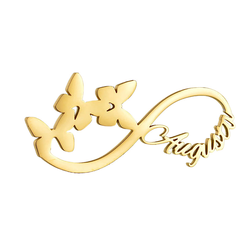Customizable Summer Butterfly Brooches For Women Charm Pearl Brooch Pins