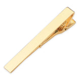Customizable Tie Clip Logo Name Pattern Silver Steel Necktie