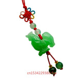 Green Jade Chinese Zodiac DIY Phone Key Ring
