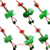 Green Jade Chinese Zodiac DIY Phone Key Ring