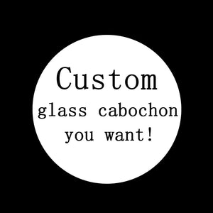 Custom Round Photo Flat Back Findings 8-40mm Personalized Picture