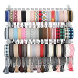 Tassel Woven Bracelets Stackable Wrap Fabric Bracelets