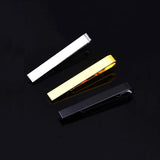 DIY Name Pattern Metal Silver Tie Clip Wedding Gentleman Necktie Clasp