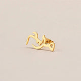 Personalized Arabic Name Stud Earrings for Women