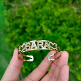 Zircon Cuff Bracelet Bangle Femme Stainless Steel Open Bangle
