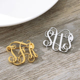 Customize Handwriting Signature Stainless Steel Brooch Pins Label Pin
